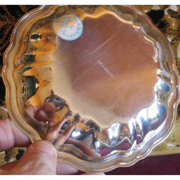 VINTAGE SILVERPLATE WMA ROGERS FRUIT BOWL IN EXCELLENT CONDITION 5 1/2 INCH - Picture 4 of 4